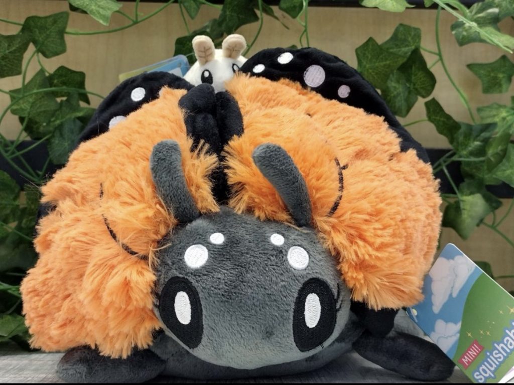 Squishable mini monarch butterfly and micro luna moth