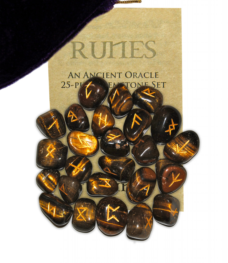 Tiger Eye gemstone Runes