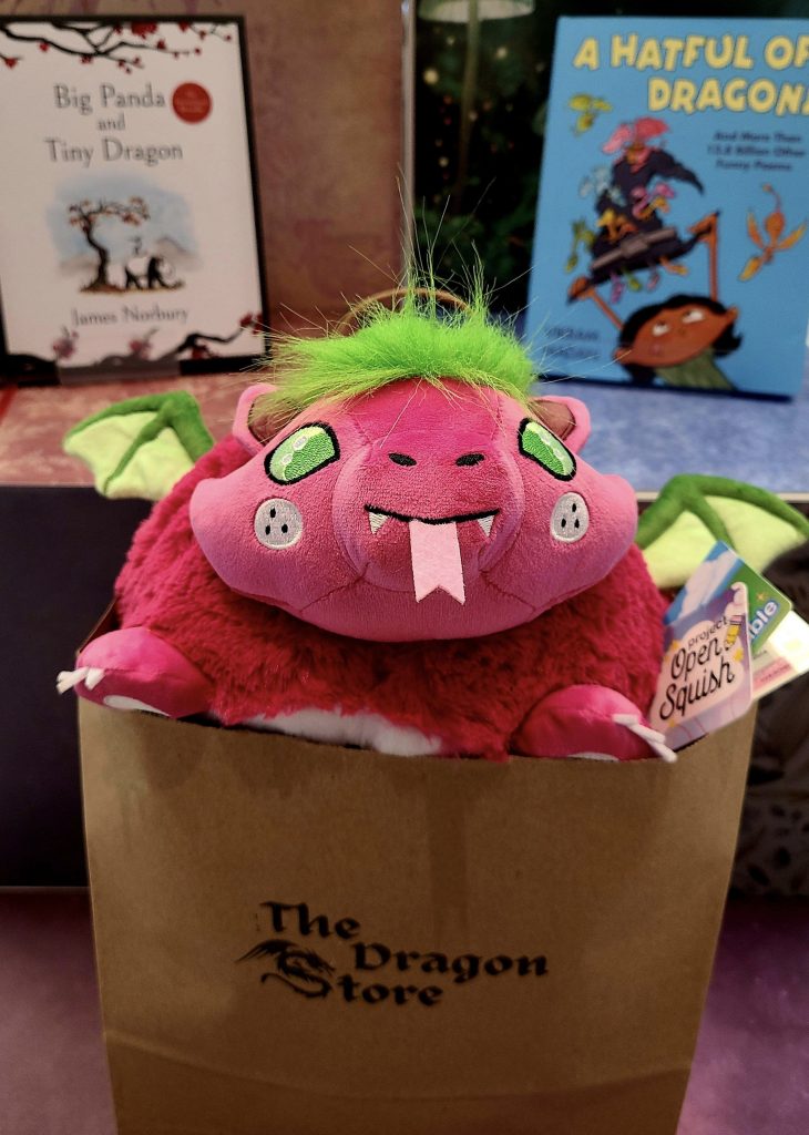 mini dragonfruit squishable