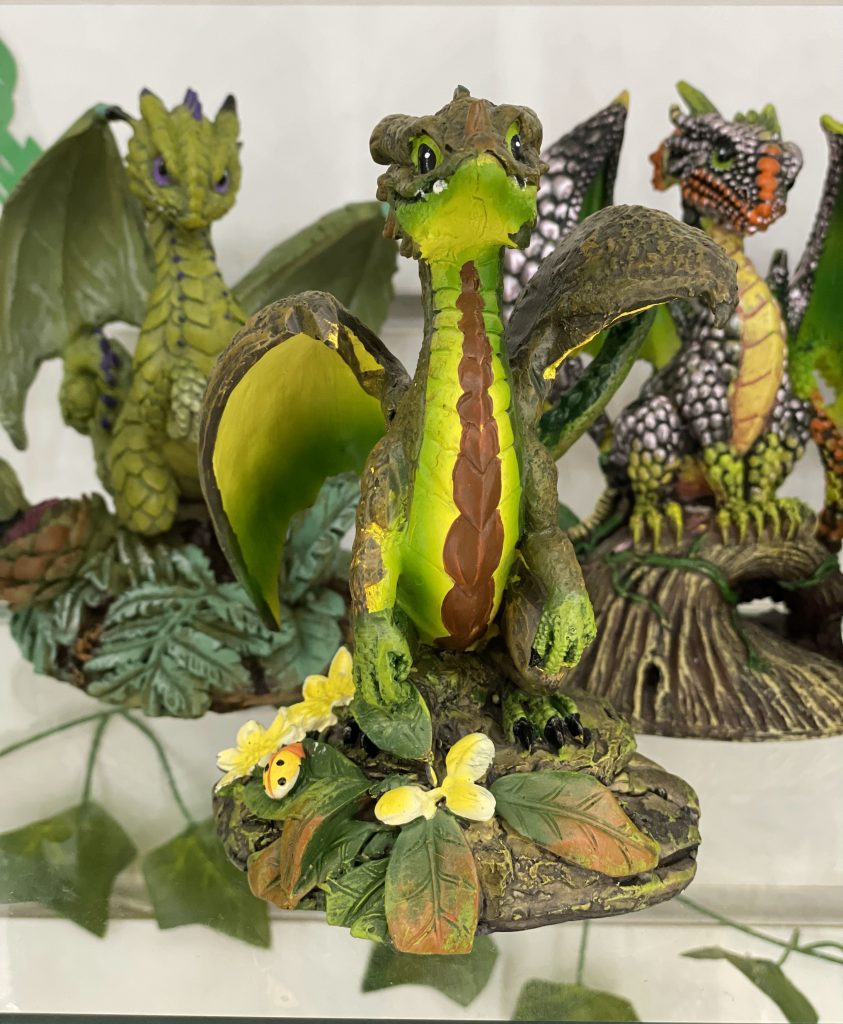 Artichoke Garden Dragon, Avocado Garden Dragon, Blackberry Garden Dragon